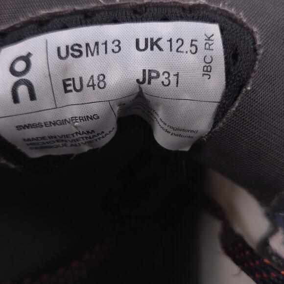 On Cloud Cloudmonster Swiss Engineering Running Shoe Mens Size 13 White Blue - Picture 10 of 10